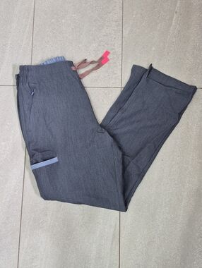Figs Evans Petite Scrub Pants Heather Denim